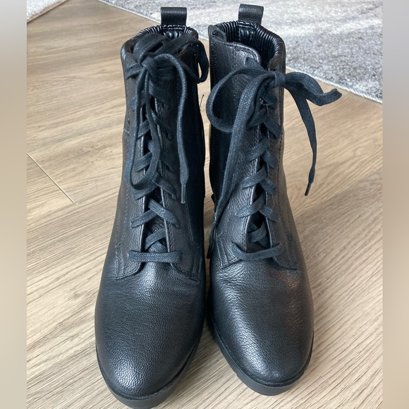 Corso Como Black Lace Up Ankle Boots - Picture 4 of 7